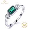 Solid 925 Sterling Silver Zircon Rings For Women Sparkling Engagement Party Fine Jewelry Gift