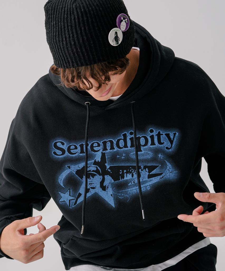 Худи Serendipity Черный Mjhd7684