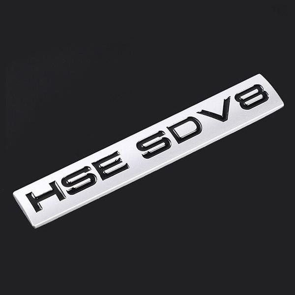 Металлическая наклейка на автомобиль, эмблема, значок, наклейка для HSE SDV6 SDV8 LUXURY Sport SV Autobiography Freelander Evoque