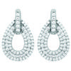 [L3724] - Silver Earrings 'Sissi' Silver White (rhodium-plated) - 18x11 Mm