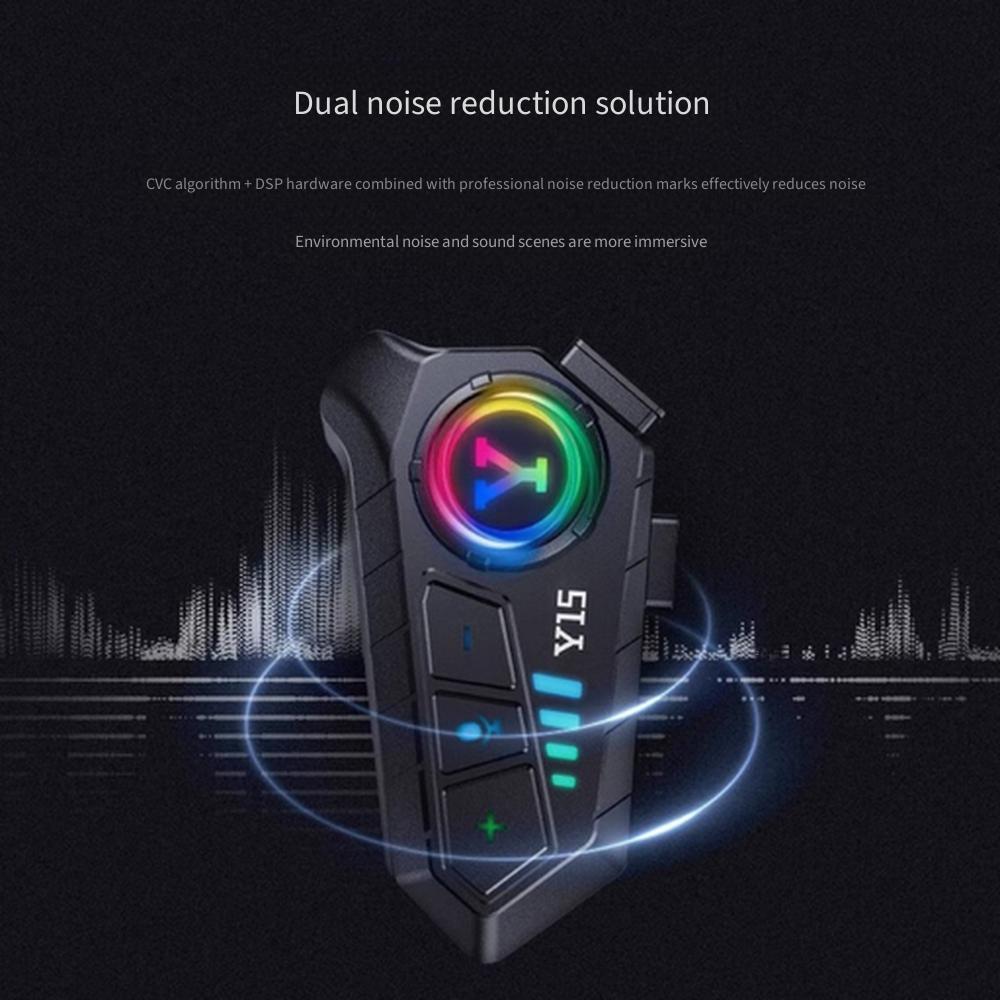 waterproof bluetooth intercom headset built in motorcycle helmet hands free call music safety riding accessory for motorbike scooter daily commute