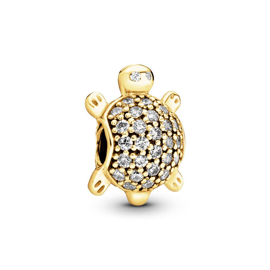 Sparking Gold Heart Clip Family Tree Dangle Charm Beads Fit Snake Silver Bracelet Necklace Beads For Diy Jewelry Women Gift