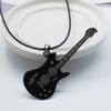 Trendy Guitar Music Sweater chain Pendant Necklaces Jewelry Fashion Accessories Clavicle Chain