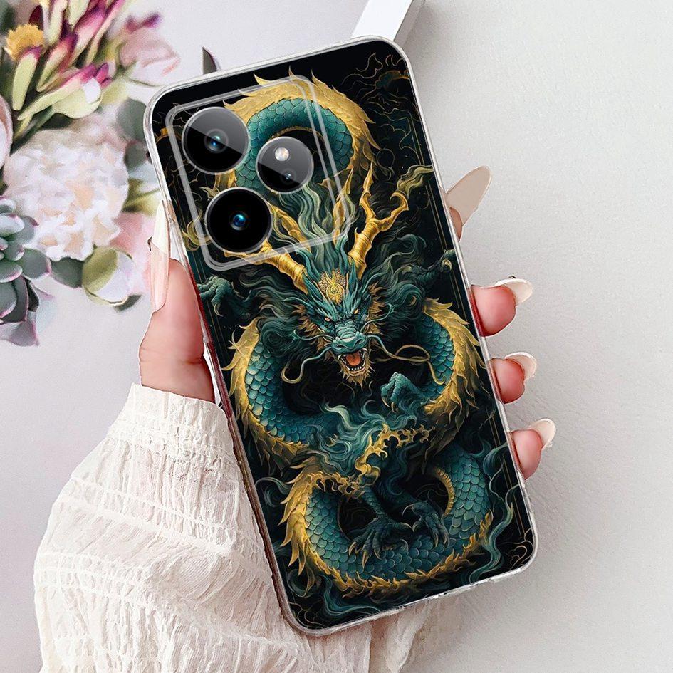 Чехол для Realme GT 7 7T 2025 Популярный Цветок Мягкий Прозрачный Силикон ТПУ Защитная Крышка Для Realme GT7 Pro RMX5011 Чехол-Ракушка для Телефона