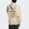 Adidas Letter Print Basketball Hoodie Men Hoodies Light-Brown IX4913