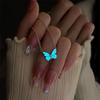 glow-in-the-dark butterfly necklace