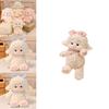 Plush Sheep Rabbit Toy With Polka Dot Bow And Scarf Decoration For Kids Kids Gift And Home Decor