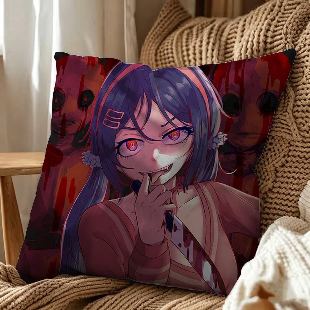 Game M-MiSide Mita Cute Square Double-Sided Printed Pillow Case Sofa Cushion Cover Bedroom Bedside Decor