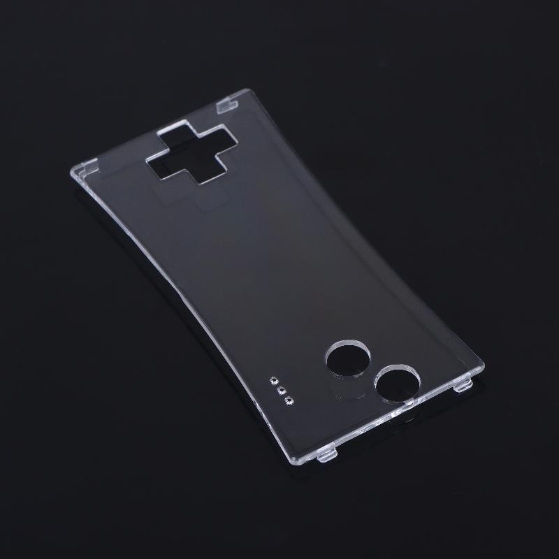 Прозрачная передняя панель-крышка для Gameboy Micro, передняя часть корпуса системы Gbm и аксессуары с защитной пленкой
