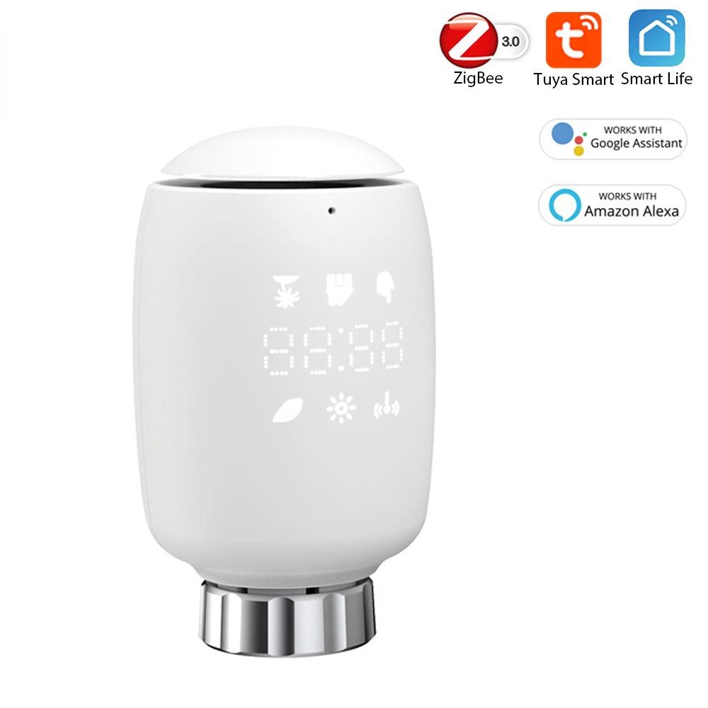 Tuya Zigbee3.0 Thermostatic Radiator Valve Temperature Controller Intelligent Radiator Actuator