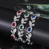Jewelry Retro Simulation Corundum Premium Full Diamond Bracelet Bracelet Jewelry Female Main Stone 5 * 7