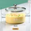 Thickened High Borosilicate Glass Stew Pot,transparent Cooking Pot,soup Pot,heated Double Handle Stew Pot with Lid, Cooking Tool