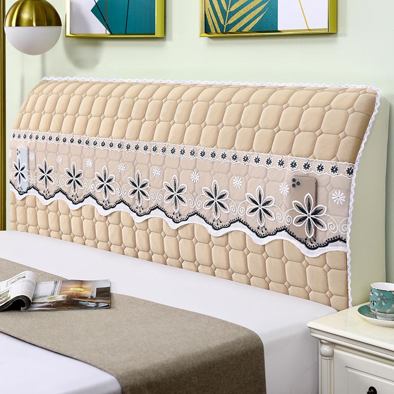 New Thickened Headboard Cover All Inclusive Simple And Elegant Dust-Proof Cover For The Headboard Resistant To Bumps And Impacts
