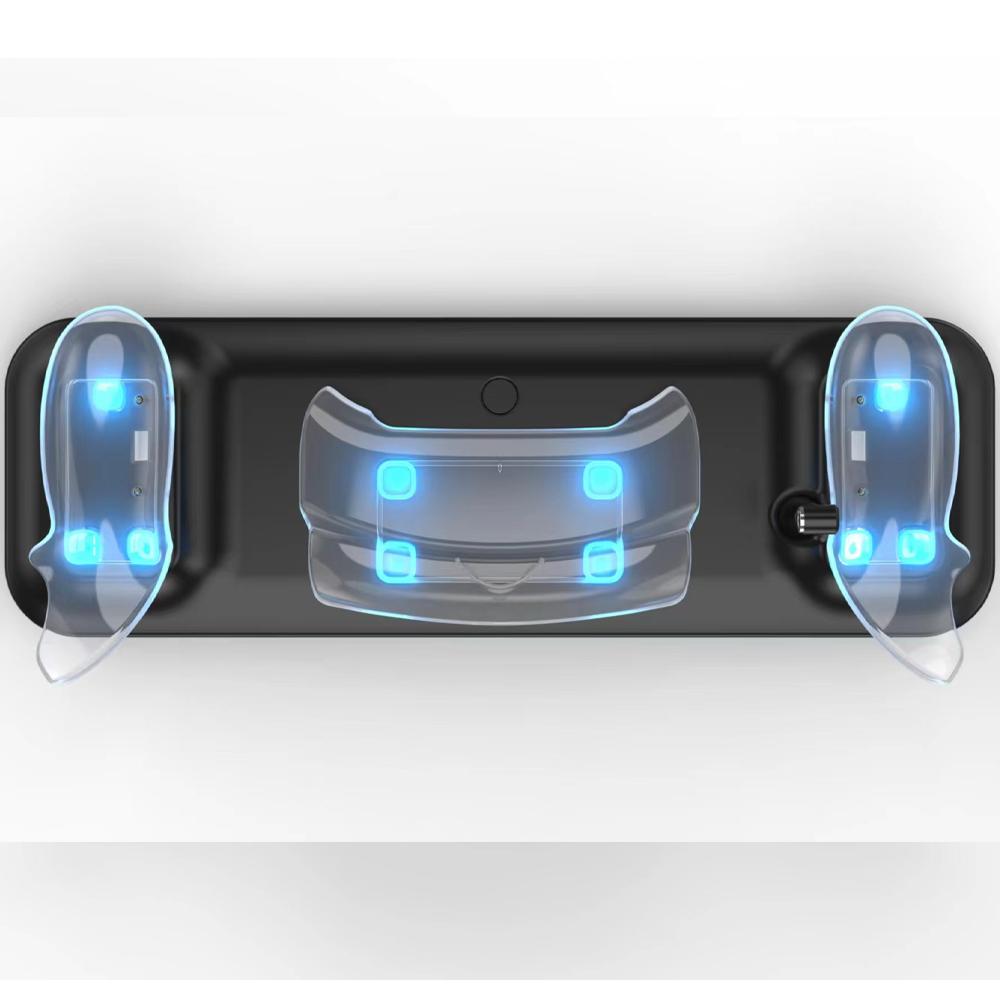 Wireless Charging Dock for Meta Quest 3,RGB Oculus VR Accessories Charger Station Controller Battery Pack, Fit Elite Head Strap