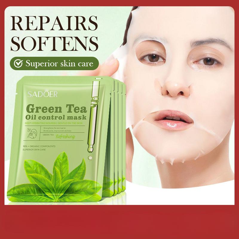 Sadoer Green Tea Oil Control Mask Moisturising and Hydrating Face Mask