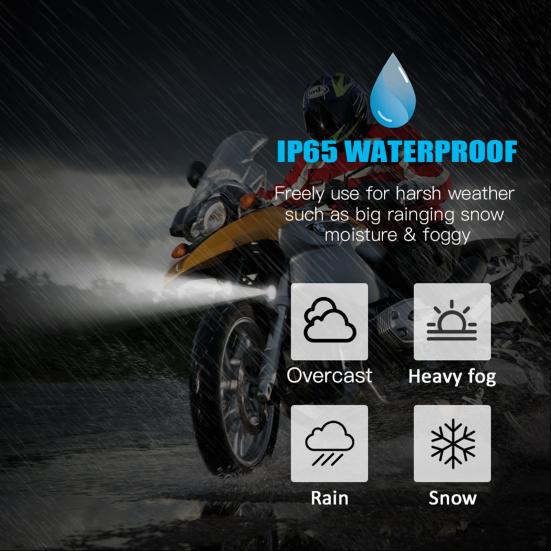 Замена продолжительности жизни прочного цвета фары мотоцикла двойная