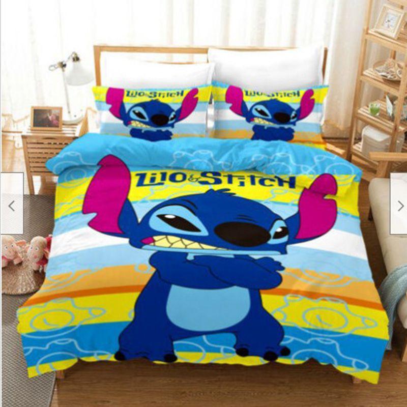 Cozy Lilo Stitch Bedding Set With Stylish Duvet Cover And Pillowcase Design