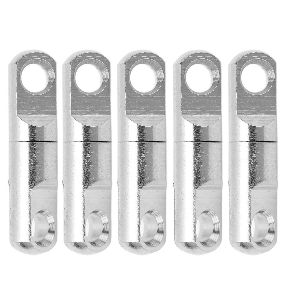 15PCS Stainless Steel Fishing Swivels 360° Swivel Connectors Bearing Swivels Fishing Accessories