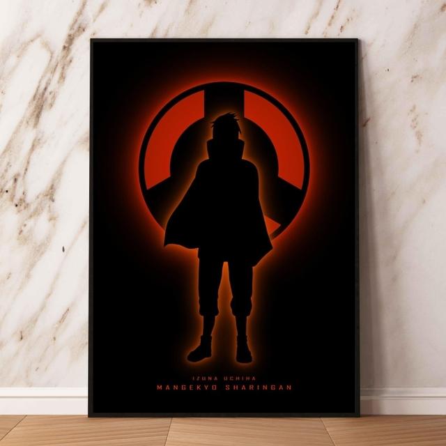 Плакаты и живопись Наруто Учиха Обито, печать изображений на стене, высокое качество, художественная модульная печать, украшение для детской спальни