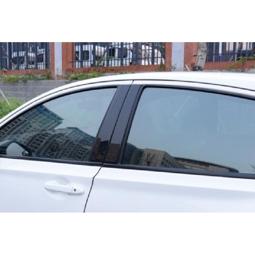 Черный ABS Для Honda Vezel HR-V HRV 2016-2022 Накладка-стикер на среднюю стойку кузова (стойку B)