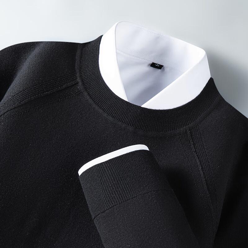 Мужской свитер FAPAI с круглым вырезом из смесовой кашемировой шерсти