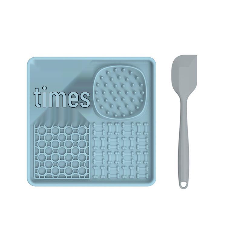 Силиконовый коврик для вылизывания для питомцев, миска для медленного кормления для собак с присоской