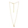 Estele Gold Plated Sparkling Crystal Necklace Set for Women