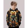 Spring And Autumn Fashion Men's Hoodie Anime Pumpkin Pattern 3D Print Sweatshirt Hoodies Street Casual Boy Sweatshirt Men's Oversized Top Clothing