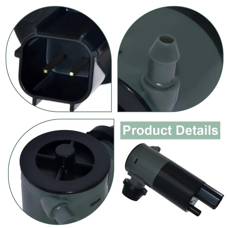 Front Windshield Wiper Washer Pump Motor for Ford Fiesta 2011-2014 Fusion 2013-2014 Taurus 2008-2014 Lincoln MKS 2009-2014