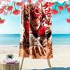 1pc naruto Beach Towel, Multi-functional Beach Towel for Outdoor Activities Beach Swimming and Travel