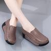 2025 Fashion Spring Autumn Women Flats Platform Loafers Ladies Genuine Leather Comfort Wedge Moccasins
