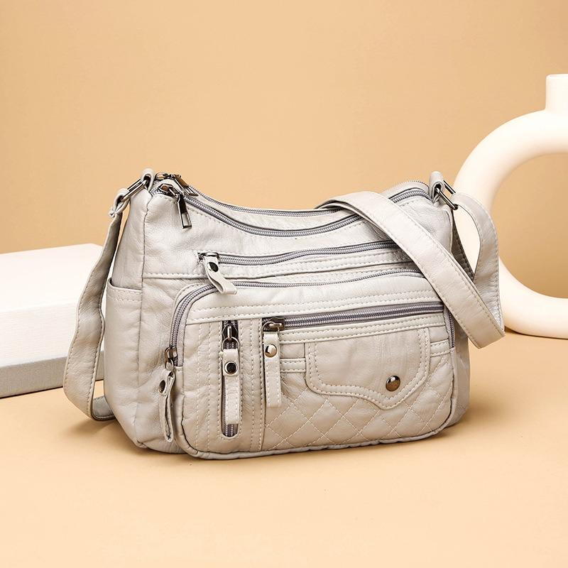 Women Bag New Fashion Large Capacity Shoulder Bag Euro-American Versatile Crossbody Bag Multi-Pocket Mom Bag