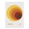 Abstract Bauhaus Orange Yellow Geometry Poster Prints Bauhaus Ausstellung Canvas Painting Wall Art Picture for Home Decoration