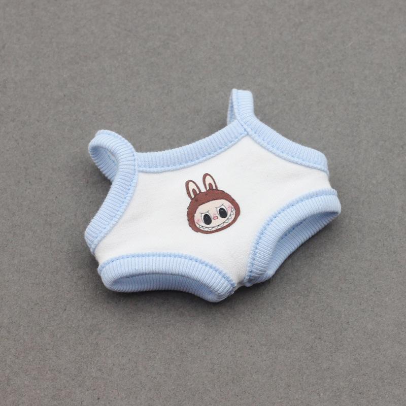 17 см милая мини-одежда плюшевая толстовка с капюшоном для кукол комбинезон одежда для фанатов комбинезоны без кукольных аксессуаров для Кореи Kpop V1 V2 Labubu Doll