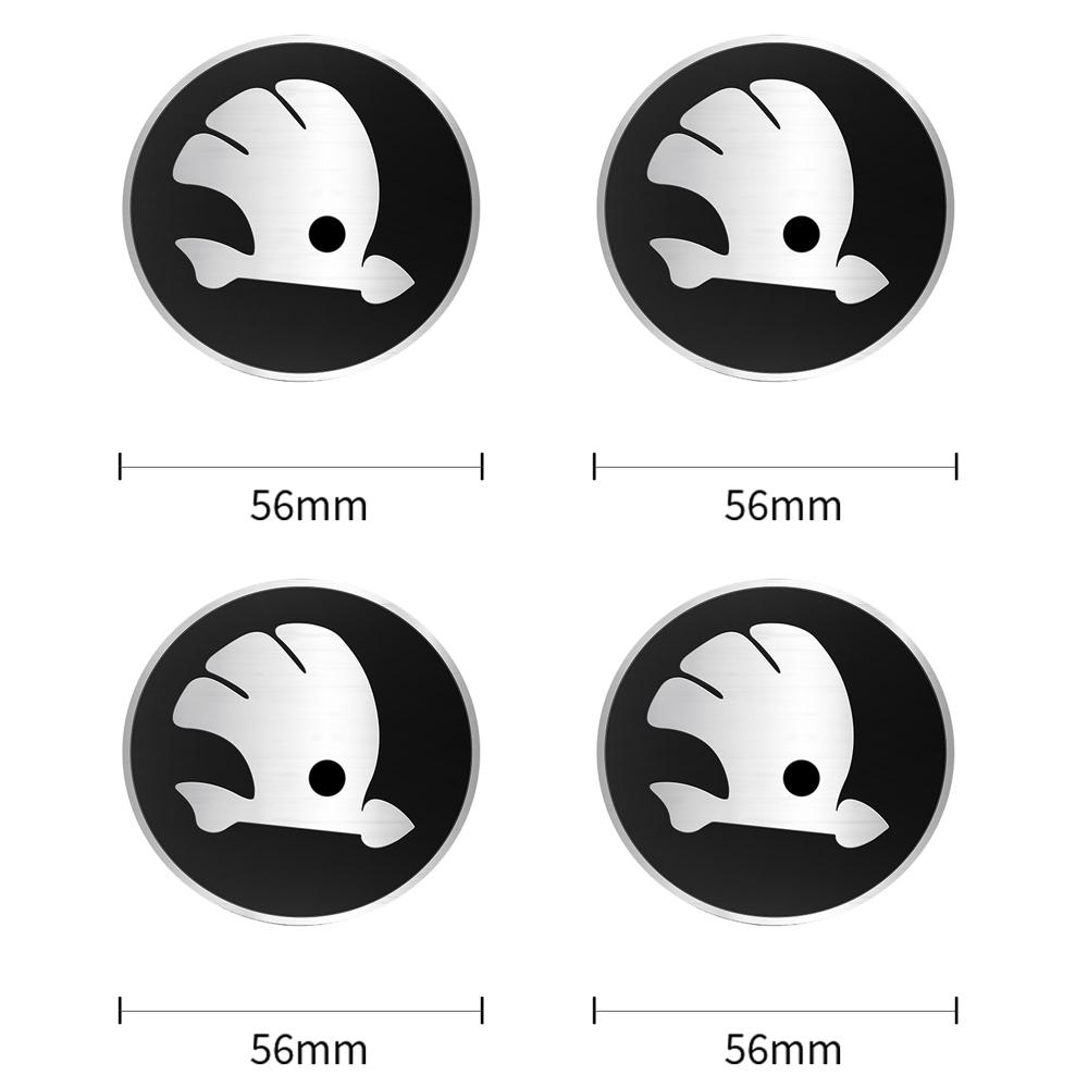 2025 Новые 4 шт. 56/60/65/68 мм Колпачки ступицы колеса Наклейка Накладка на диск колеса Для Skoda Octavia A5 3 2 VRS Vision Kodiaq Favorit Rapi