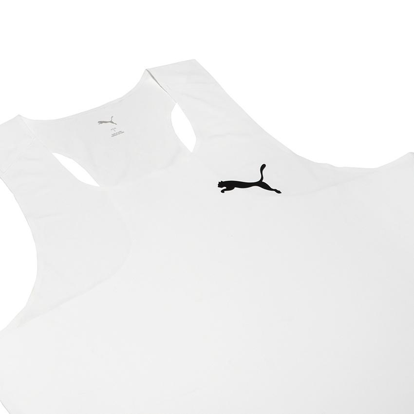 PUMA Tank Tops Men's White U Neck Moderate Other 527985-02