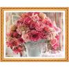 5D Diamond Painting Flowers Full Round Rhinestones Cross Stitch Diamond Embroidery Flowers
