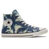 Converse Chuck Taylor All Star Удобные Универсальные Принтованные Высокие Кеды из Канваса Унисекс Кроссовки Синие 171280C