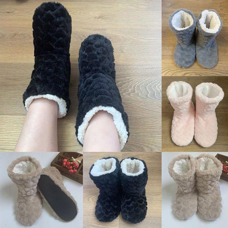 Luxuriously Soft Adult Children Floor Socks Slippers With Warm Plush Lining