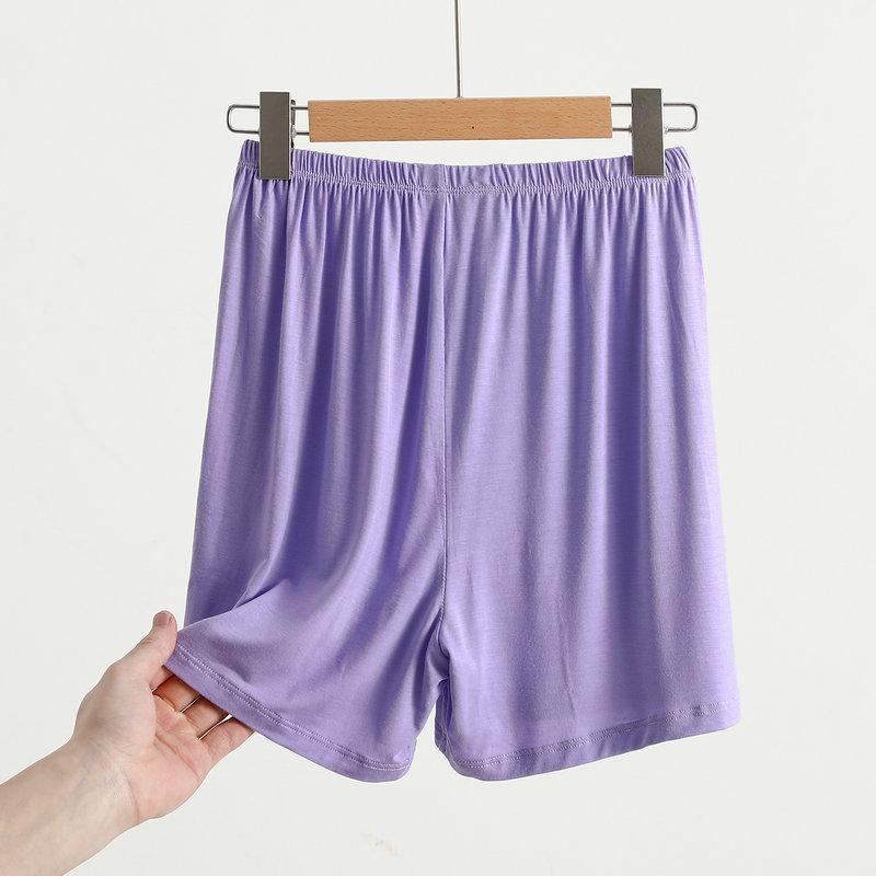 Модальные шорты Wide Leg, однотонные летние женские шорты выше колена, большие размеры, свободные спальные шорты