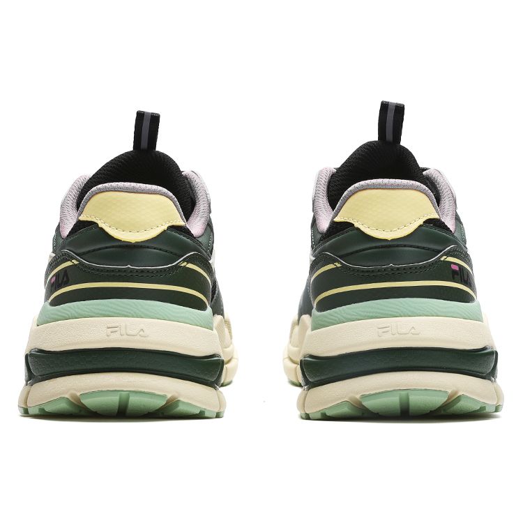 Fila Декодер Повседневные Ретро Спортивные Тканевые Низкие Кроссовки Женские кроссовки Черный Зеленый F12W312111FBB