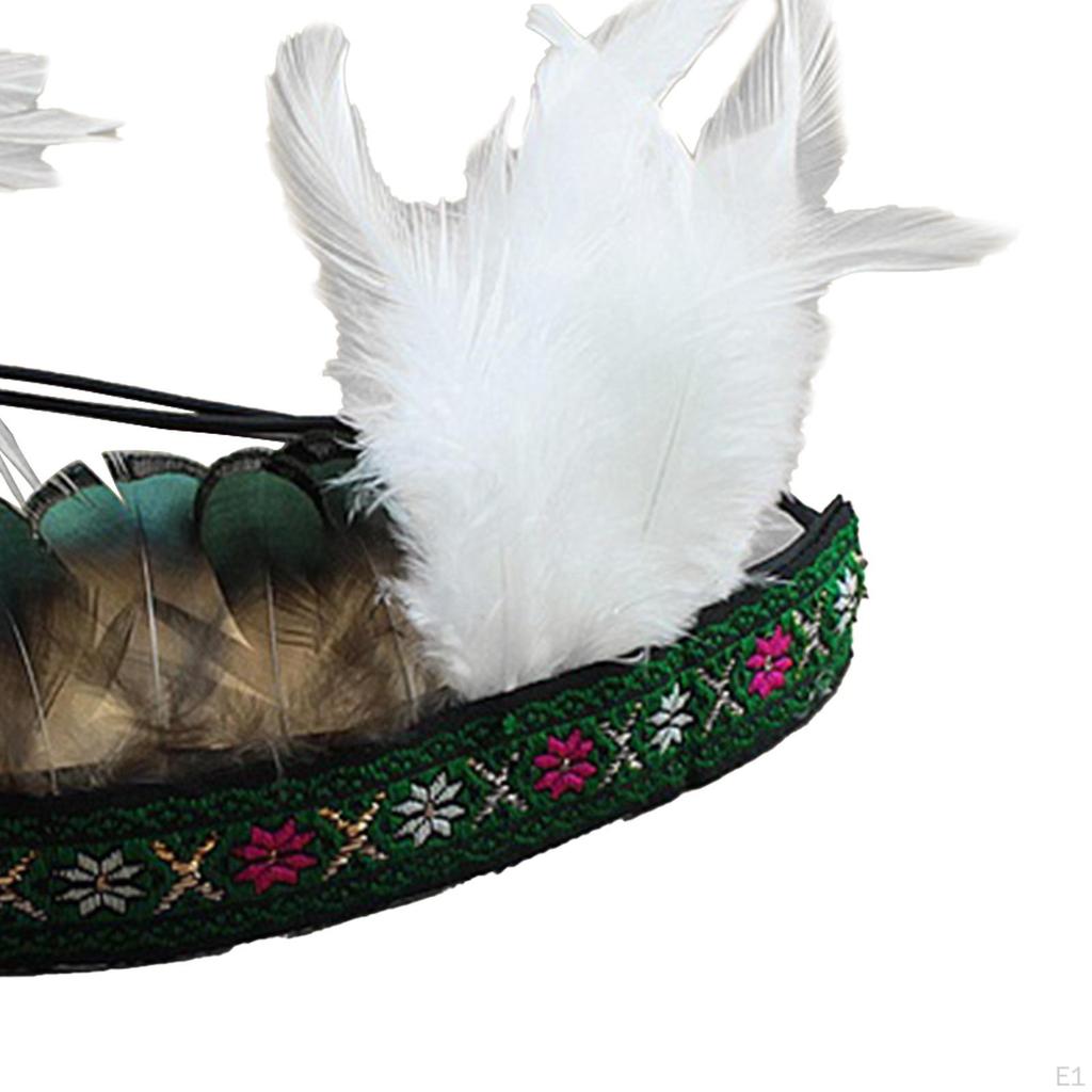 Головной убор с перьями, шляпа американского вождя индейцев, головной убор, повязка на голову для маскарада, Дня благодарения