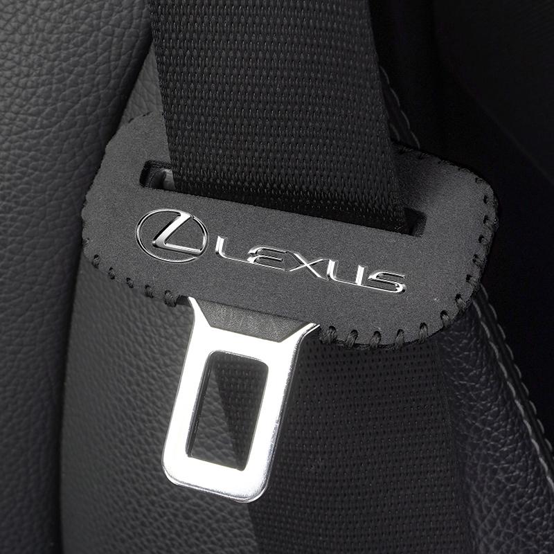 Car Seat Safety Belt Buckle Protective Case Cover For Lexus RX330 IS250 Ct200h ES300h RX350 IS300h Automotive Interior keychain QN7