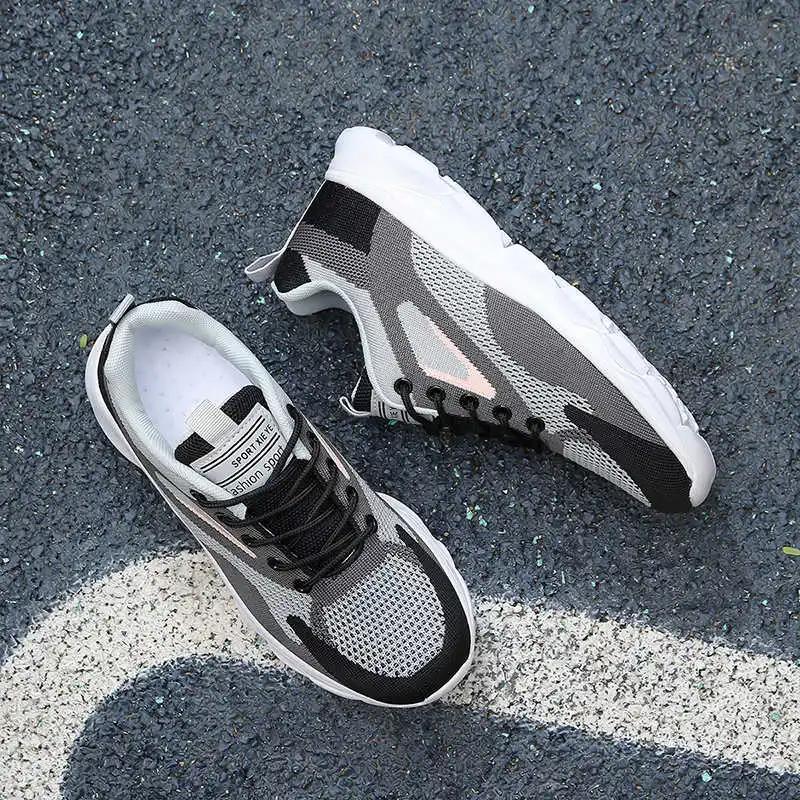 Fashion Lace-up Flat Sole Black Sport Shoes Women Flats Women's Summer Sneakers White Shose Tenisky Luxary Industrial Sewing