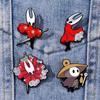 Эмалевые значки Hollow Knight Silksong Мультяшные персонажи Броши Нагрудные значки Значки Для курток Рюкзаков Аксессуары Подарок