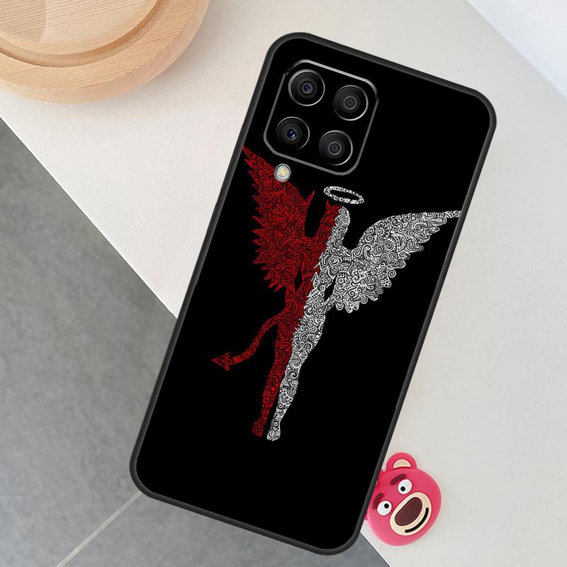 Devil Angel Case For Samsung Galaxy M12 M32 M52 M15 M35 M55 M31 M56 M36 M16 M06 M13 M33 M53 M14 M34 M54