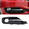 Car Fog Light Grille Cover Bezel With Silver Trim For BMW 3 Series F30 F31 Sport Line 2012 2013 2014 2015