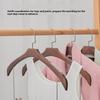 Сверхпрочная железная вешалка для одежды с нескользящими зажимами для брюк, компактный дизайн для организации дома, держатель для одежды
