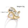 Alloy Scarf Ring Multifunctional Corner Knotting Buckle New Scarf Buckle  Scarf Fixing