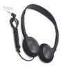NO.HM Plug Soft Earmuff Music HiFi Gaming Wired Headset Headphone Ear Bud Earphone Headset Earpiece